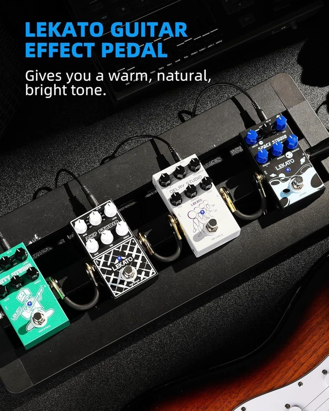 Alt view image 13 of 14 - Reverb Digital Guitar Effect Pedal, Reverb Innovation Unique Sound 9 Effects Universe Pedals with Bypass Pure Digital for Electric Guitar (EP-03)