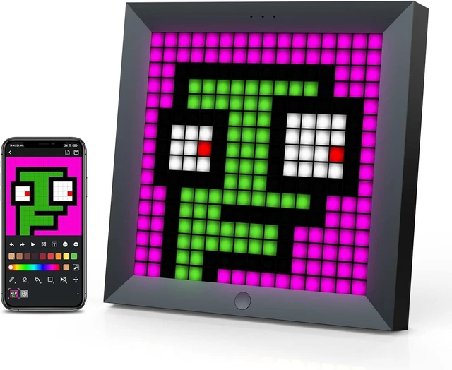 Alt view image 8 of 14 - LED Light Pixel Display Panel Suit for RGB Light Bars, Smart App Control with Cool Animation Desk Setup for PC, TV, Gaming Room Decor