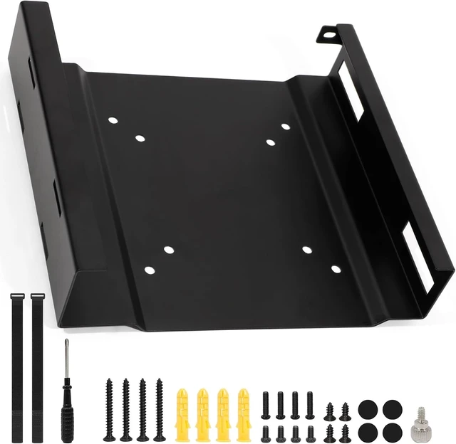 Alt view image 6 of 10 - 2-Pack Mini PC Mount, VESA Under-Desk & Wall Mount Fits Micro Form Factor 3040, 3050, 3060, 5060, 5070, 7010-7090 & 9020 Pro Micro