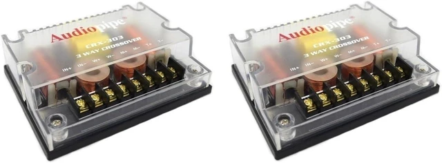 Alt view image 7 of 12 - CRX-303 3-Way 4-Ohm Passive Car Audio Tweeter Crossover, 300 Watts (2 Pack)