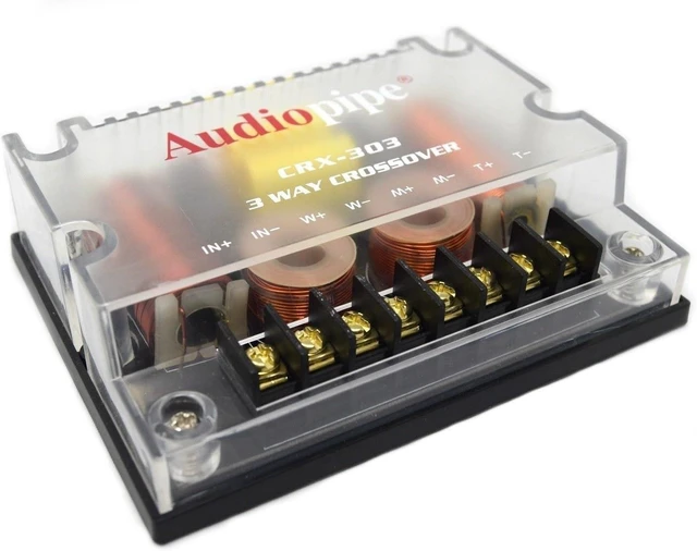 Alt view image 10 of 12 - CRX-303 3-Way 4-Ohm Passive Car Audio Tweeter Crossover, 300 Watts (2 Pack)
