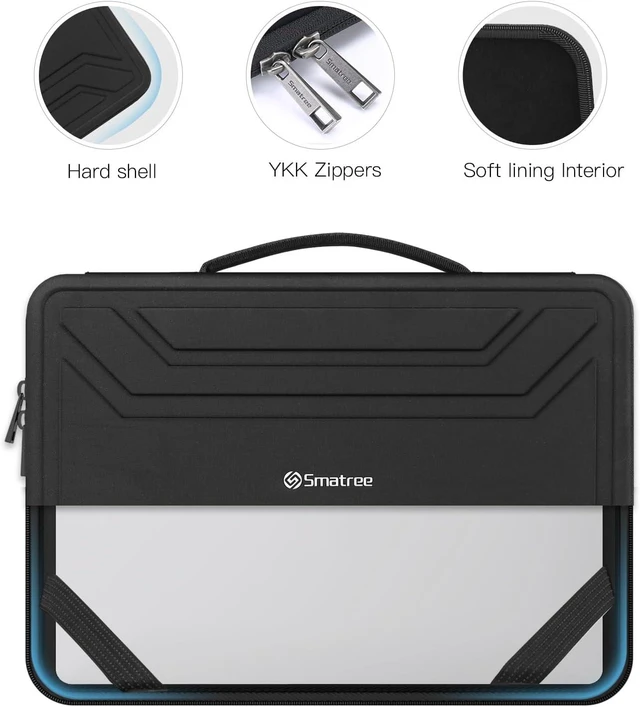 Alt view image 12 of 14 - 16 inch Hard EVA Shell Sleeve Case for Alienware 16 Area-51 Gaming Laptop, Alienware x16/m16 R1 Gaming Laptop (Not Fit with Alienware m16 R2)