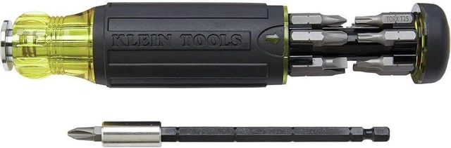 Alt view image 9 of 13 - 14-in-1 Magnetic Screwdriver Set and 11-in-1 Ratcheting Impact Driver Multi-Bit Tool Bundle