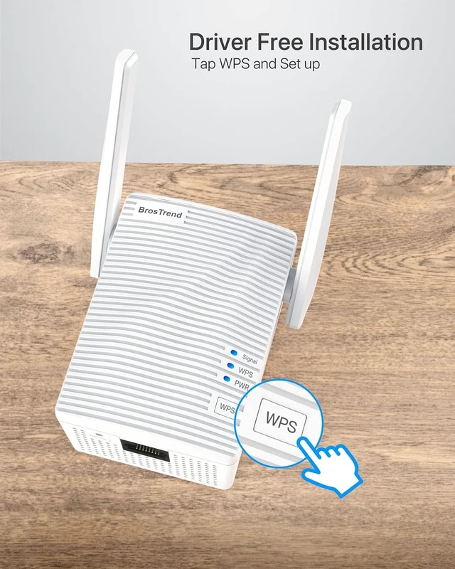Alt view image 13 of 14 - Dual Band 1200Mbps WiFi Bridge, Convert Your Wired Device to Wireless Network, Works with Any Ethernet-Enabled Devices, WiFi to Ethernet Adapter with Standard RJ45 LAN Port, Easy Setup