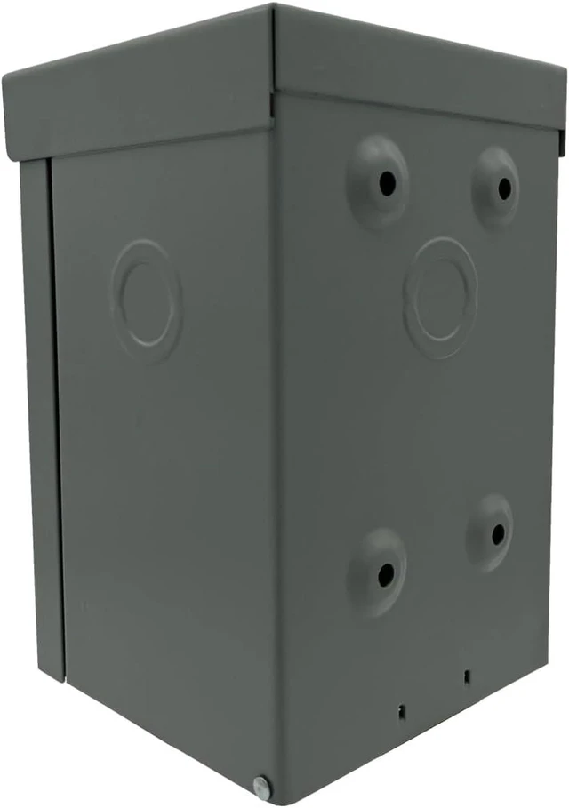 Alt view image 8 of 10 - 30-Amp Power Inlet Box with Hinged Door, NEMA 3R Power Inlet Box, Generators Up to 7,500 Running Watts, ETL Listed