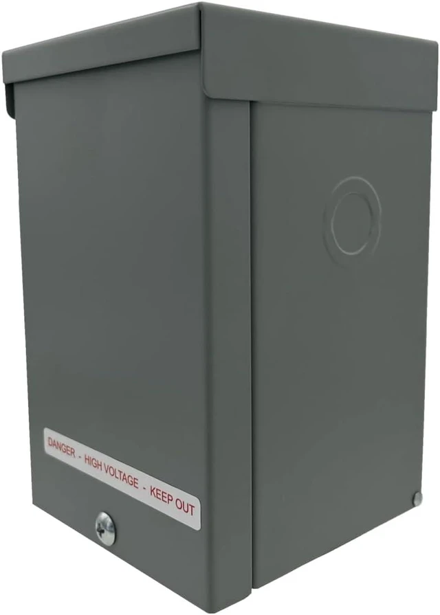 Alt view image 10 of 10 - 30-Amp Power Inlet Box with Hinged Door, NEMA 3R Power Inlet Box, Generators Up to 7,500 Running Watts, ETL Listed