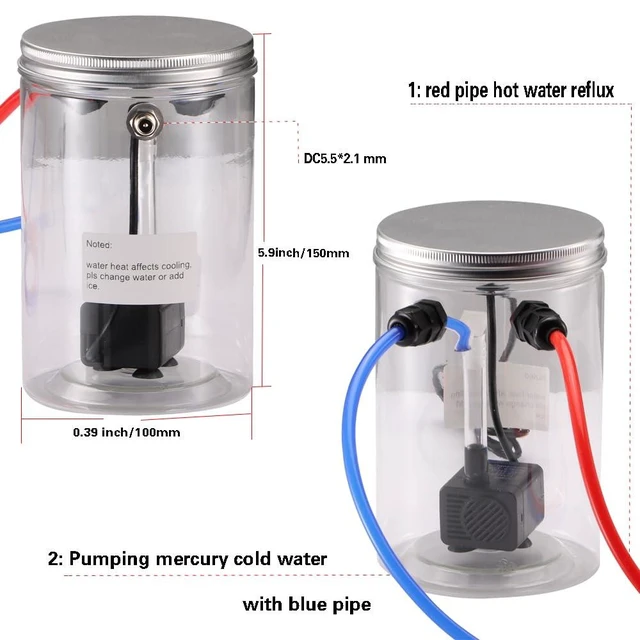 Alt view image 8 of 10 - DIY Mobile Phone Cooler for Gaming and Live Streaming,Innovation Highly Efficient Water Cooled Semiconductor Mobile Phone Radiator for Phones Tablets