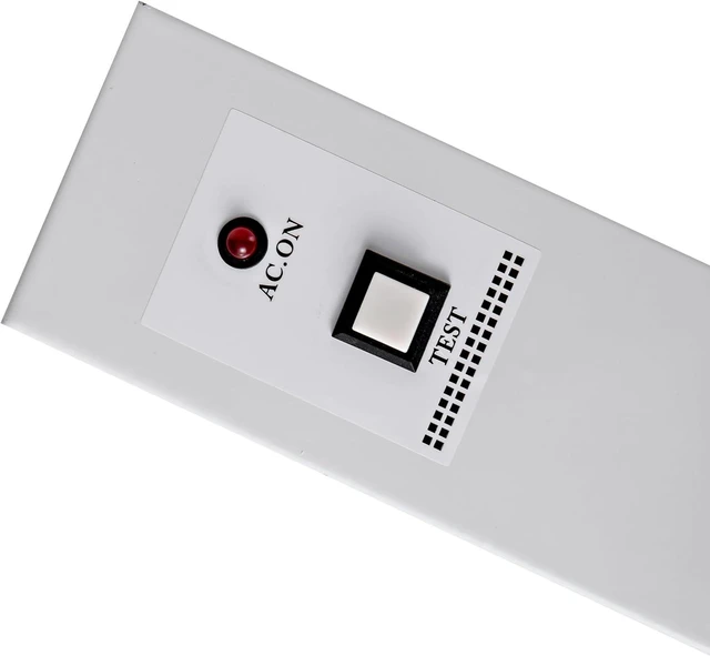 Alt view image 14 of 14 - Red Exit Sign with Steel Housing, LED Emergency Exit Light with Battery Backup, UL Listed, AC 120/277V, Commercial Emergency Lights for Business