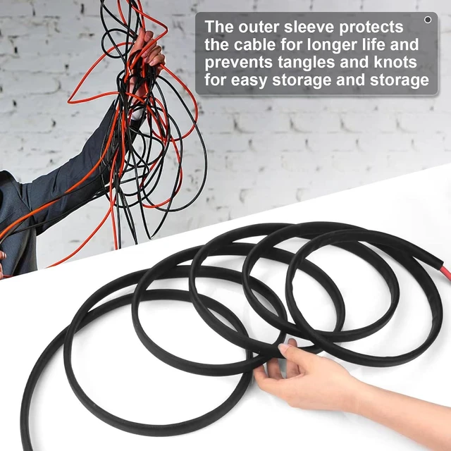 Alt view image 12 of 14 - 30FT 10AWG Solar Panel Extension Cable with Female and Male Connectors, Solar Extension Cable for Solar Panels, Charge Controllers and Solar Generators (10AWG, 30FT)