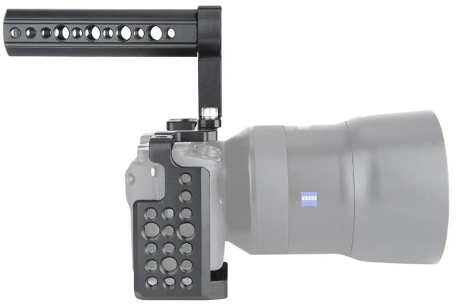 Alt view image 6 of 7 - NICEYRIG Camera Cage Kit for Sony A6400/ A6100/ A6300/ A6000, with Cheese Top Handle Cable Lock Clamp