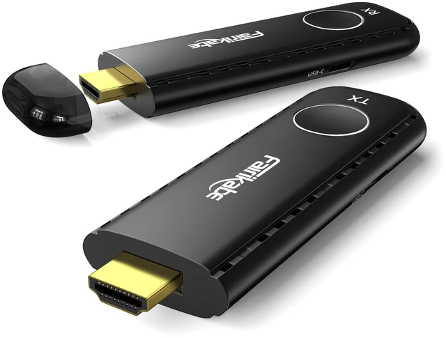 Main image of Wireless HDMI Transmitter and Receiver, Wireless HDMI Extender 30M / 98FT | Plug and Play Display Adapter Video & Audio Extender for Streaming on Monitor, Projector from Laptop, Computer