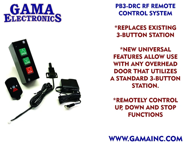 Alt view image 2 of 5 - RF Remote Control System for Commercial Overhead Doors PB3-DRC