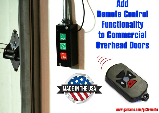 Alt view image 3 of 5 - RF Remote Control System for Commercial Overhead Doors PB3-DRC