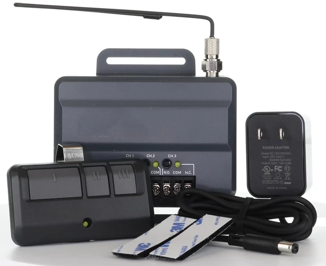 Main image of Anderic 850LM Universal Gate and Garage Door Opener Receiver, Remote | & Power Supply Kit - Compatible with Liftmaster Gate Door Openers and Commercial Garage Doors - Works All Brands - RR850LM