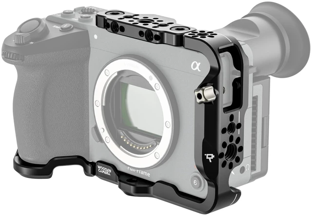 Main image of Wooden Camera Full Cage for Sony FX2 Professional Grade Modular Lightweight Camera Cage Rig with Top Plate, Cage Grip & L-Bracket for Accessories - Multiple Mounting Points