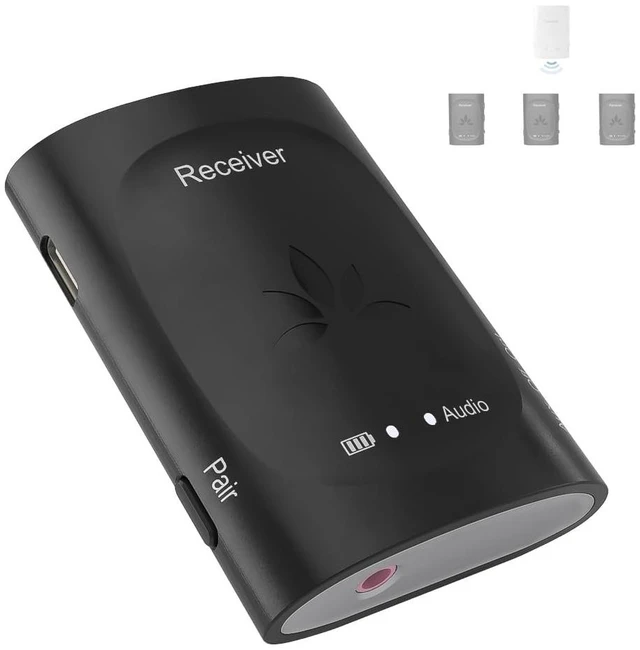 Main image of Avantree Audiplex Add-On Receiver, Additional Receiver for Avantree Audiplex Audio Broadcasting System, 2.4G No Lip-Sync Delay, Scaleable to 100