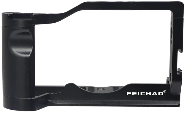 Alt view image 6 of 7 - FEICHAO CNC M6 Mark2 Camera Cage Form-Fitting Rig with Cold Shoe Mount Compatible with Canon EOS M6 Mark II Stabilizer
