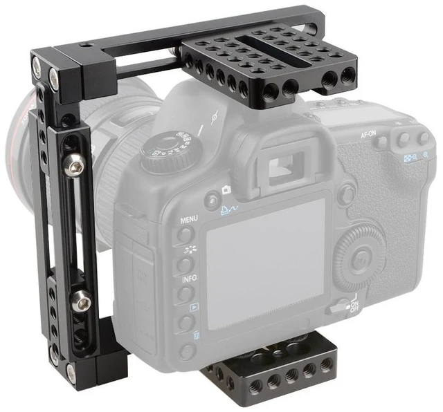 Main image of CAMVATE Adjustable Camera Cage Fit for Right Handle and Left Handle Camera