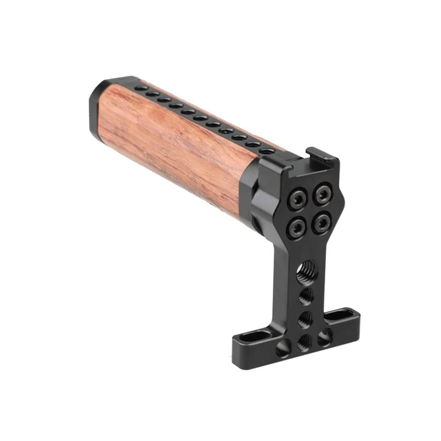 Alt view image 2 of 7 - CAMVATE Brazilian Wooden Top Handle Grip for Camera Cage - 1721
