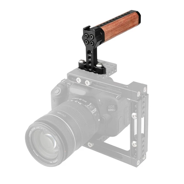 Alt view image 3 of 7 - CAMVATE Brazilian Wooden Top Handle Grip for Camera Cage - 1721