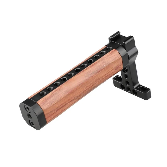 Alt view image 5 of 7 - CAMVATE Brazilian Wooden Top Handle Grip for Camera Cage - 1721
