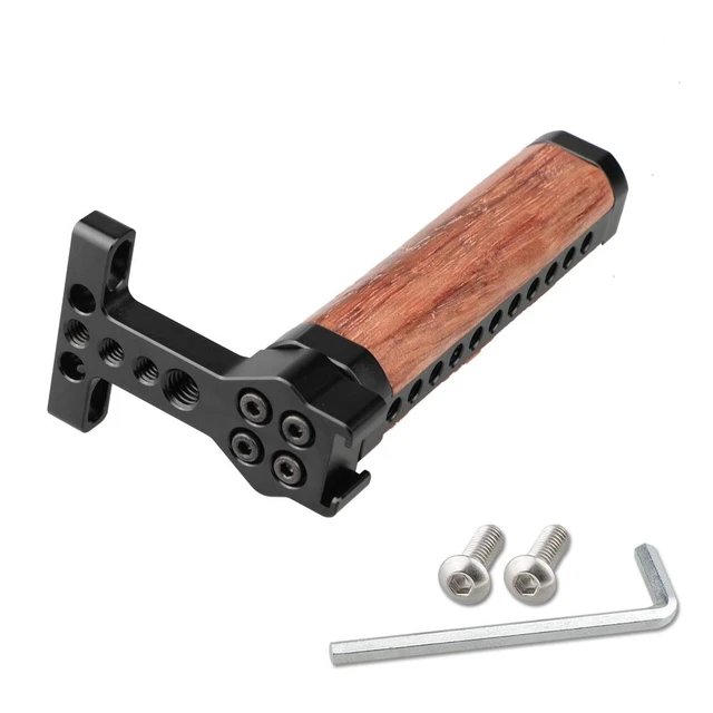 Alt view image 6 of 7 - CAMVATE Brazilian Wooden Top Handle Grip for Camera Cage - 1721