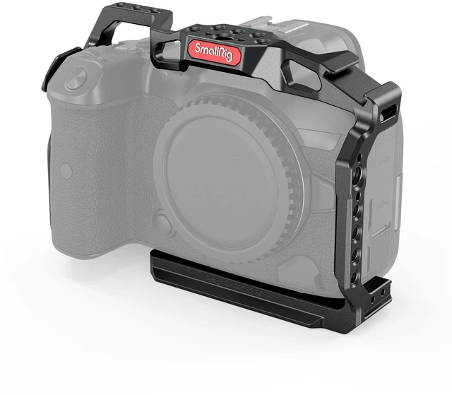 Main image of SmallRig Camera Cage for Canon R5 / R6, with Quick Release Plate for Arca | Multiple 1/4"-20 and 3/8"-16 Threaded Holes