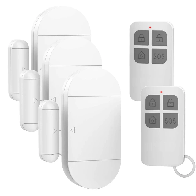 Main image of Door Window Sensor Alarm When Door Opens, Door Alarms for Home Kids Safety with Remote, Magnetic Sensor Alarm for Store/Garage,130dB Loud Alarm 4 Working Mode