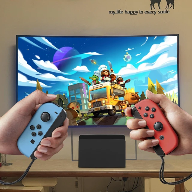 Alt view image 5 of 6 - Dock Station for Nintendo Switch/Switch OLED with LAN Port,3-1 Switch Docking Station Set for TV with 1080P HDMI Cable and AC Adapter,Dock Base Charging Dock Station for Nintendo Switch/OLED (Black)