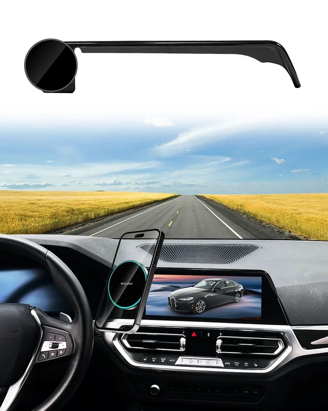 Main image of SKYLOTEC Magnetic Charger Phone Mount for BMW 4 Series 2021-2023 | 15W Magsafe Charger for 3 Series 2019-2022/2 Series 2022-2024, 10.25-inch Screen Cradles Magnets for iPhone Samsung