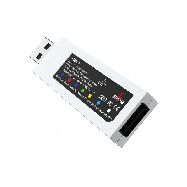 Alt view image 2 of 7 - MAYFLASH Magic-X Wireless Bluetooth USB Adapter for Xbox Series S/X, Xbox One, Switch, macOS, Windows, Raspberry Pi, Compatible with PS5, PS4, Xbox Bluetooth Controller and More