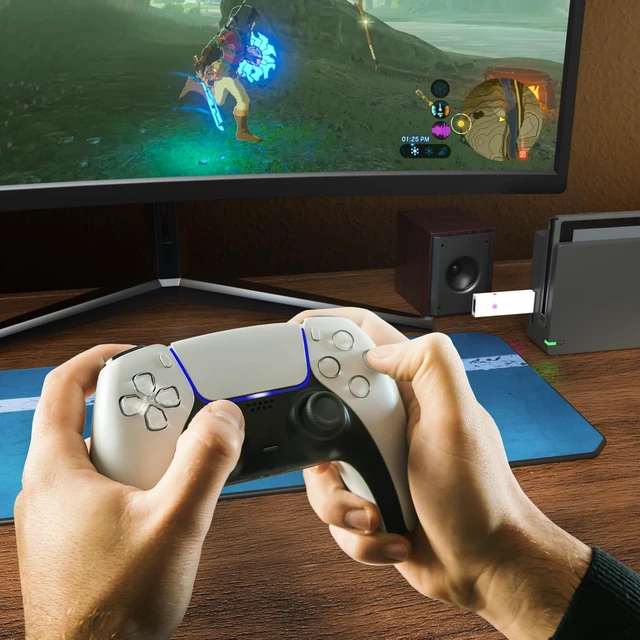 Alt view image 6 of 7 - MAYFLASH Magic-X Wireless Bluetooth USB Adapter for Xbox Series S/X, Xbox One, Switch, macOS, Windows, Raspberry Pi, Compatible with PS5, PS4, Xbox Bluetooth Controller and More