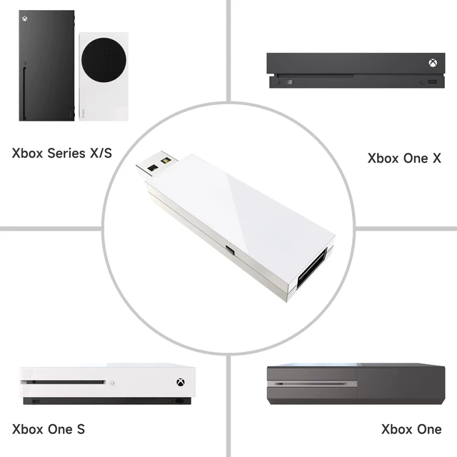 Alt view image 5 of 7 - MAYFLASH Magic-X Wireless Bluetooth USB Adapter for Xbox Series S/X, Xbox One, Switch, macOS, Windows, Raspberry Pi, Compatible with PS5, PS4, Xbox Bluetooth Controller and More