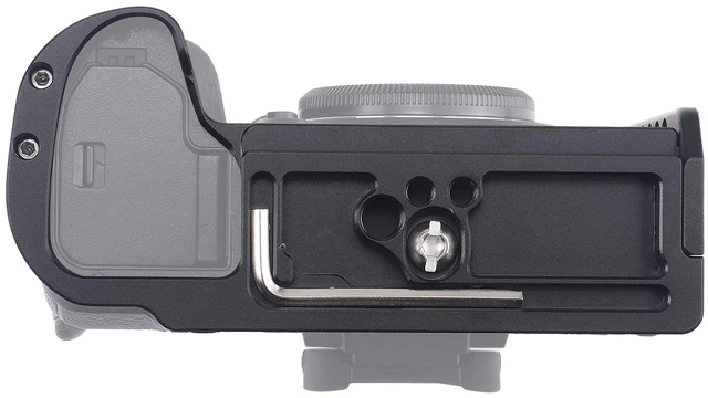 Alt view image 6 of 7 - Hersmay X-H2/X-H2S Camera Cage with Top Handle for Fujifilm X-H2 X-H2S Mirrorless Digital Camera Aluminum Alloy Film Movie Making Camera Video Cage with Shoe Mount