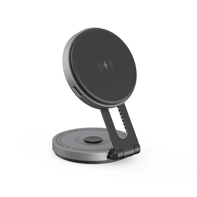 Main image of ZIKE MagSafe Car Mount Charger, Qi2 Certified 15W Magnetic Charger | Tesla Model 3/Y, 360° adjustable Car Phone Holder, Wireless Charging Station for iPhone 17/16/15/14