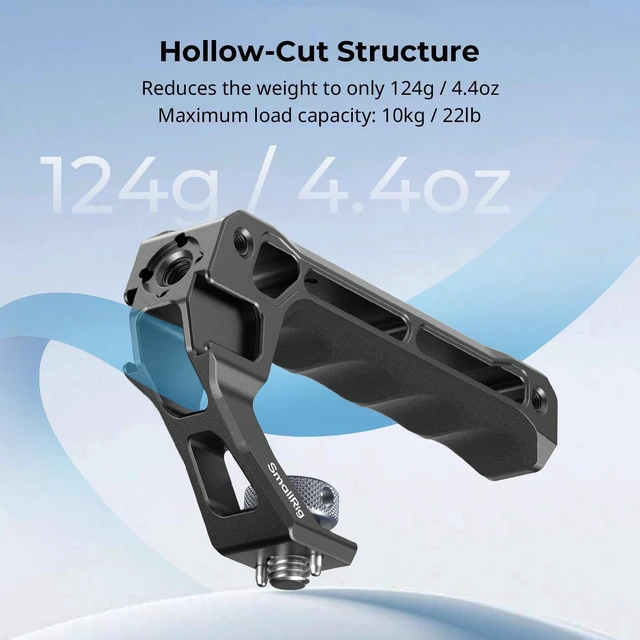 Alt view image 4 of 7 - SMALLRIG Top Handle & Monitor Mount with 3/8"-16 Locating Holes for ARRI | 1/4"-20 Threaded Hole, 5 Built-in Cold Shoe, 360° Swivel and 180° Tilt Adjustable, Anti-Twist Design - 5323