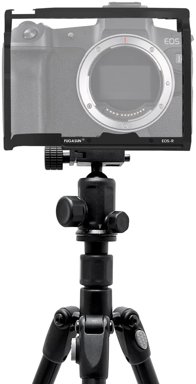Alt view image 7 of 7 - EOS R Camera Cage, EOS R Cage for Canon EOS R Camera Case Camera Rig Cold Shoe