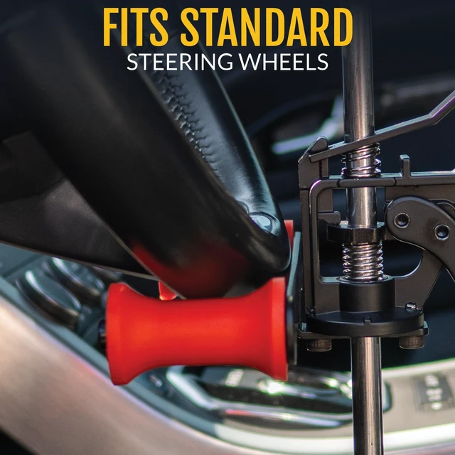 Alt view image 5 of 7 - AutoSolo Steering Wheel Holding Tool, 16.5 Inch Adjustable Steering Wheel Mount for Cars Trucks SUVs - Hold the Wheel Straight for Solo DIY Alignment at Home