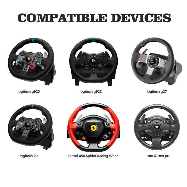 Alt view image 4 of 6 - BOEEA 2Pcs USB Breakaway Cable Compatible with Logitech G920 G923 G27 G29 Driving Force & Thrustmaster Ferrari 458 Spider Racing Wheel Cord, Guitar Hero & Xbox 360 USB Plug