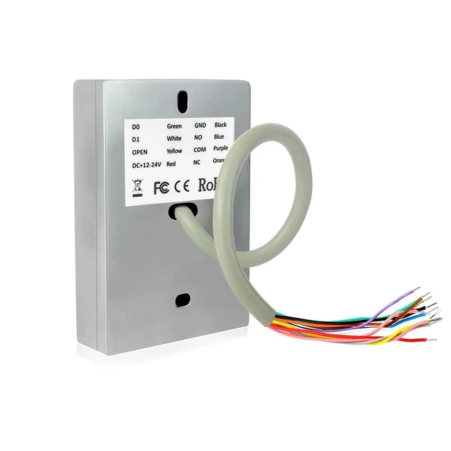 Alt view image 6 of 7 - Toncont Door Access Control System, Stand Alone Password Door Keypad + 5PCS ID Keyfobs, Support 2000 Users, Wiegand 26, for Swing Slide Gate Opener Gate Operator and Access Control Security System