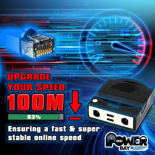 Alt view image 3 of 7 - Brook Power Bay Ethernet - Portable, Fast Charging, Dock Stand, Docking Station for NS, Built-in Ethernet Port and Gamecube Controller inputs, Supports HDMI Output, Stable Network Connect