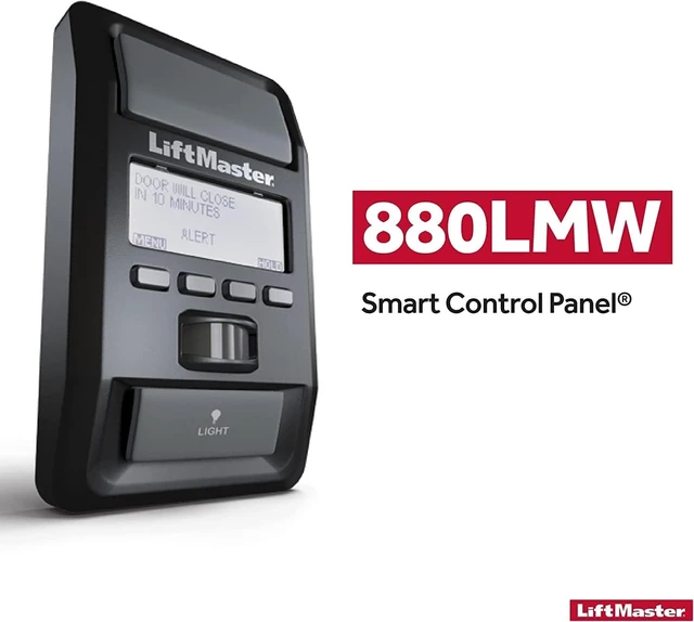 Alt view image 3 of 6 - Liftmaster 880LMW Smart Control Panel ONLY Compatible with LiftMaster MyQ formats Security+ 2.0 and LiftMaster Wi-Fi Garage Door Openers.