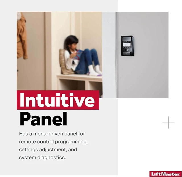 Alt view image 4 of 6 - Liftmaster 880LMW Smart Control Panel ONLY Compatible with LiftMaster MyQ formats Security+ 2.0 and LiftMaster Wi-Fi Garage Door Openers.
