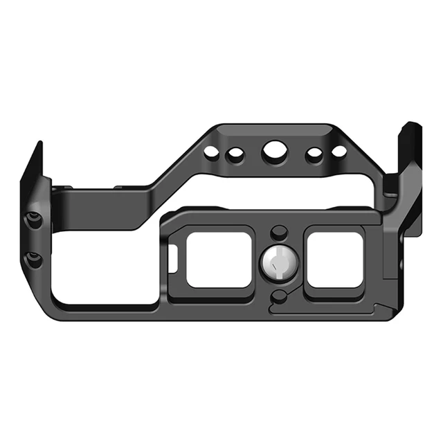 Alt view image 7 of 7 - ZV-E10 II cage,Alpha ZV-E10 ii/ZVE10 ii Camera Cage with Camera Shoulder Strap Lock and HDMI/SDI/USB-A/USB-C/Type-C Cable Clamps,Support 2~6 mm Diameter Cable