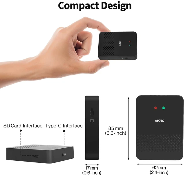 Alt view image 6 of 7 - ATOTO AD3AA-BK Wireless Android Auto Adapter, Convert Wired to Wireless for Factory Wired Android Auto or Aftermarket Head Unit, Compatible with Toyota/Nissan/Honda/Ford/Audi/Benz, Online Update