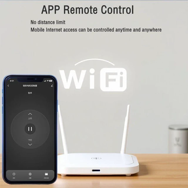 Alt view image 5 of 7 - Tuya Smart WiFi/Bluetooth DC Motor Controller 10A 7-32V Reversible Switch with Timer, Voice Control for Electric Actuators, Smart Home (Alexa Compatible)