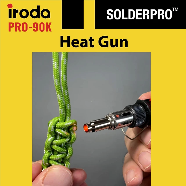 Alt view image 5 of 7 - IRODA SolderPro 90K Professional Butane Soldering Iron Kit | Cordless 3-in-1 Tool | Fast Start & 53min Runtime with Case & Tips (Taiwan Made)