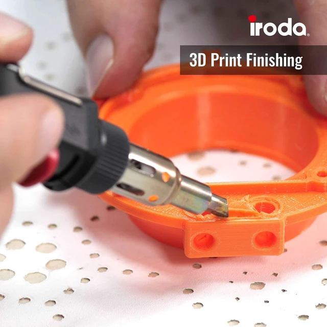Alt view image 6 of 7 - IRODA SolderPro 90K Professional Butane Soldering Iron Kit | Cordless 3-in-1 Tool | Fast Start & 53min Runtime with Case & Tips (Taiwan Made)
