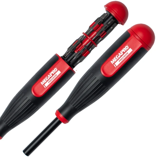 Main image of MEGAPRO® 24-in-1 Precision Multi-Bit Screwdriver | Small Screw Application | Micro-fasteners | Eyeglass & jewelry Repair | Small Electronics Maintenance | Precision Tamperproof Bits