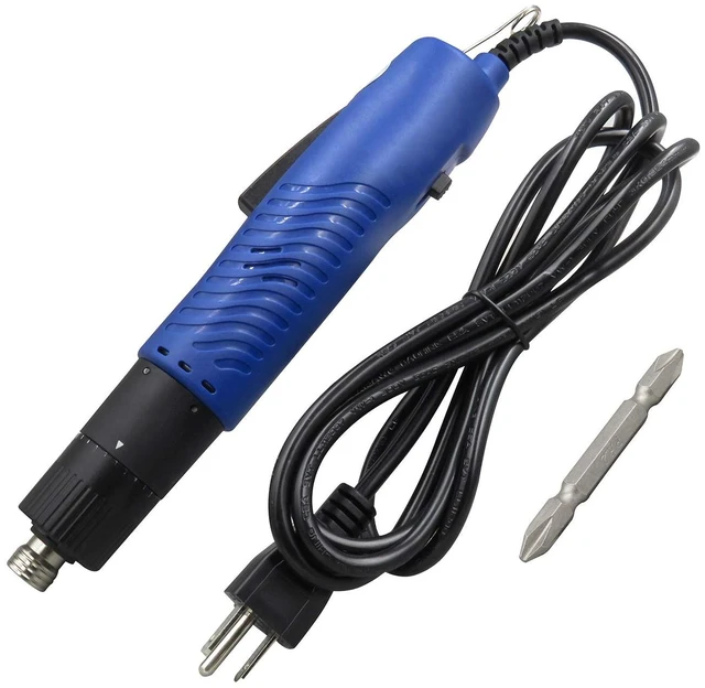 Main image of VISLONE AC 110V Electric Screwdriver Handheld Corded Electric Screw Driver Adjustable Torque 1/4-in Screw Bit Diameter Repair Tool